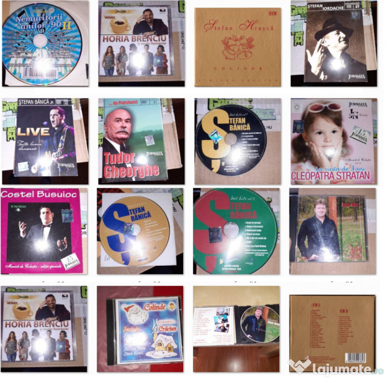 CD muzica usoara si populara Romania