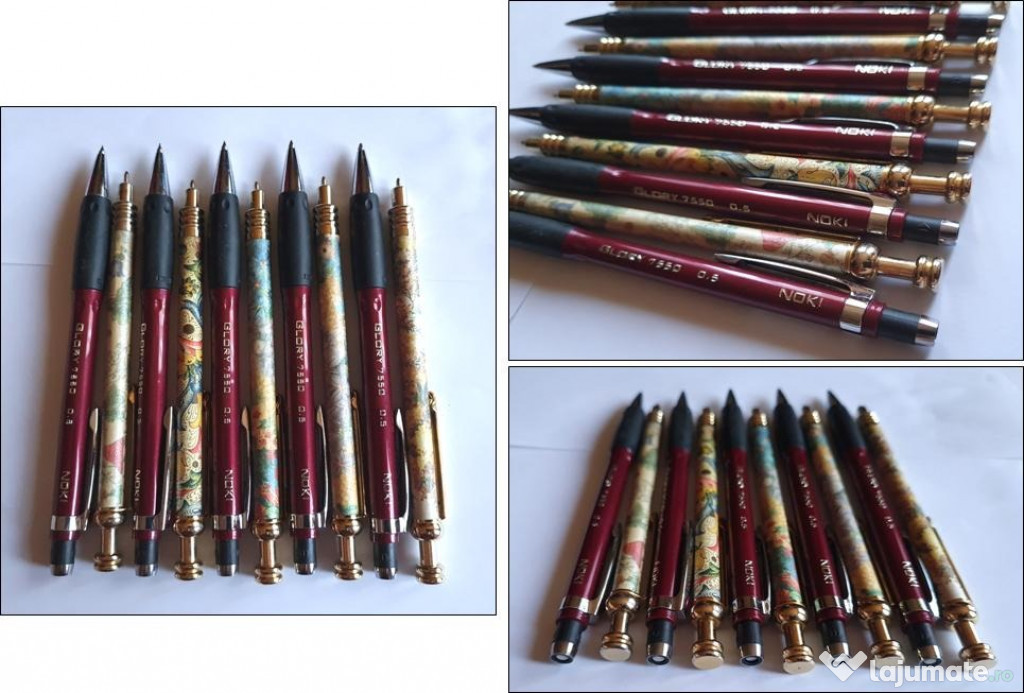 5 pixuri + 5 creioane mecanice (NOS)