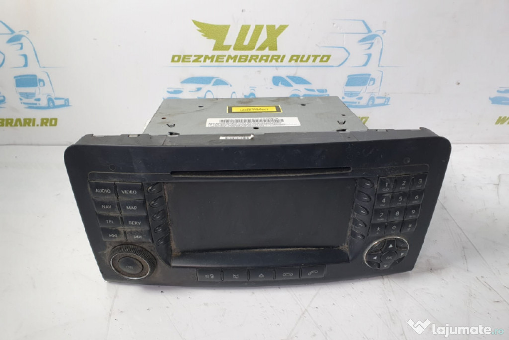 RADIO/CD/DVD/GPS modul casetofon unitate a1648202679 Mercedes-Benz ML