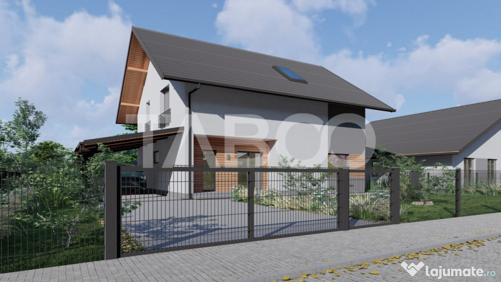 Casa individuala cu 5 camere 134 mpu terasa si carport Sura