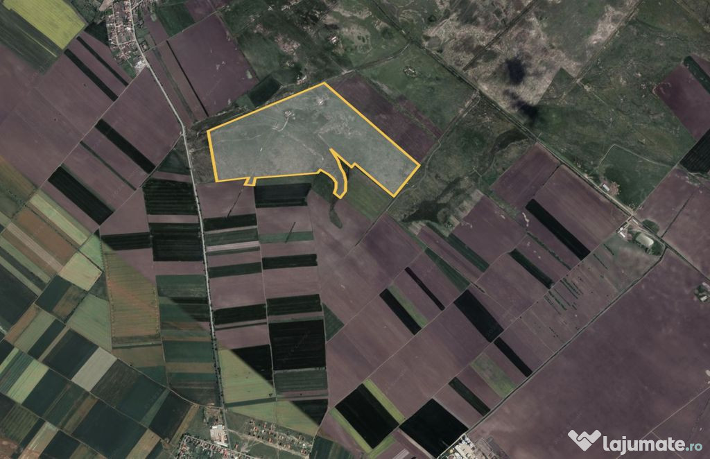 Teren 42 ha pentru parc fotovoltaic – Macea, Arad