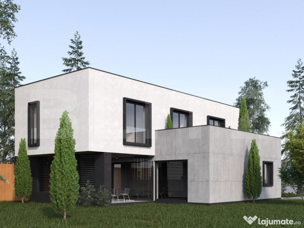 Casa de înaltă calitate, concept modern, 240 mp utili, 420