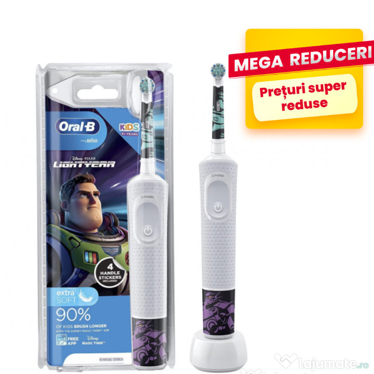 Oral-B Periuta Vitality D100 Disney Buzz L'Éclair - Pixar