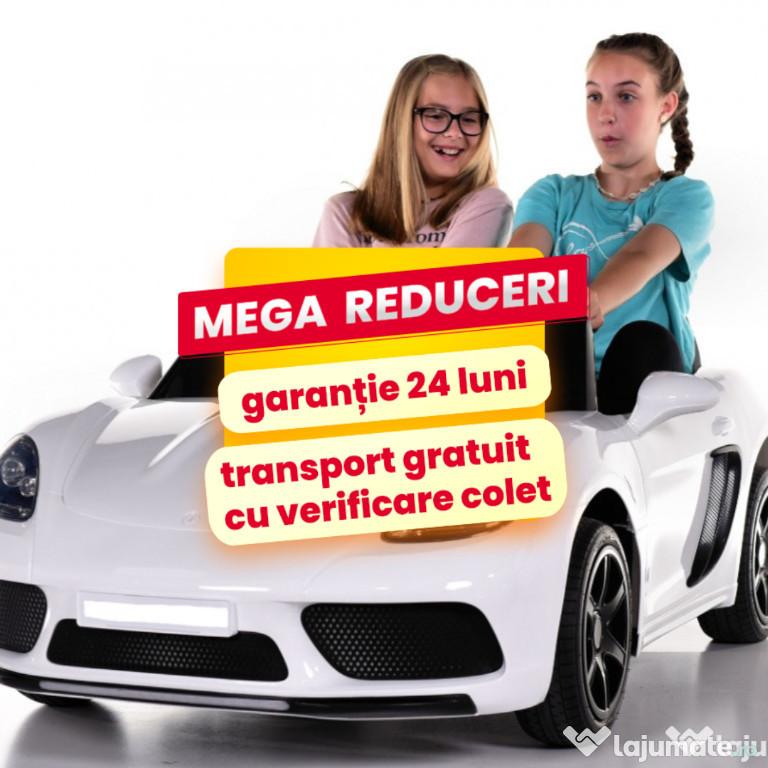 Masinuta Electrica Copii 6-16 Ani Sport 911 Cu 2 Locuri,100Kg Alb