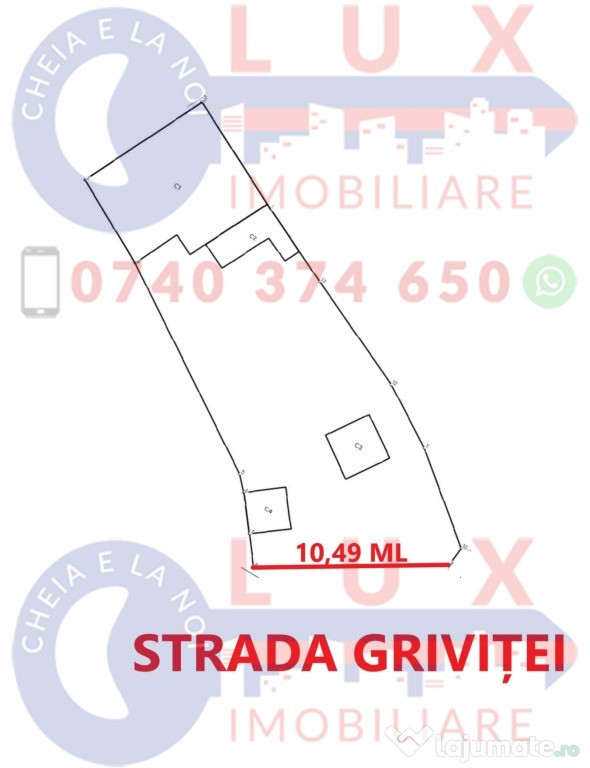 ID 7777 EXCLUSIVITATE - Teren pe Strada GRIVITEI