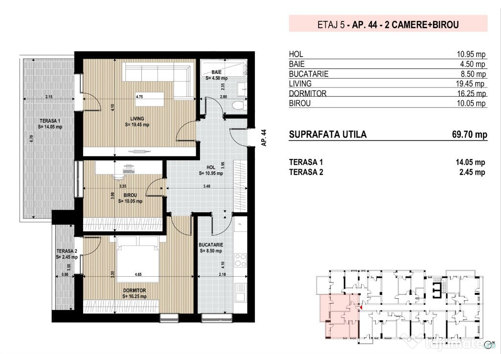 Apartament 3 Camere Nou 5/7 + 2 Terase Bucuresti Berceni Brancoveanu