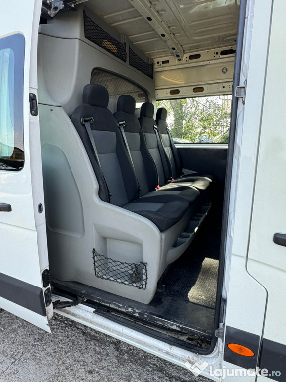 Canapea 4 locuri cu panou despărțitor renault master 2015