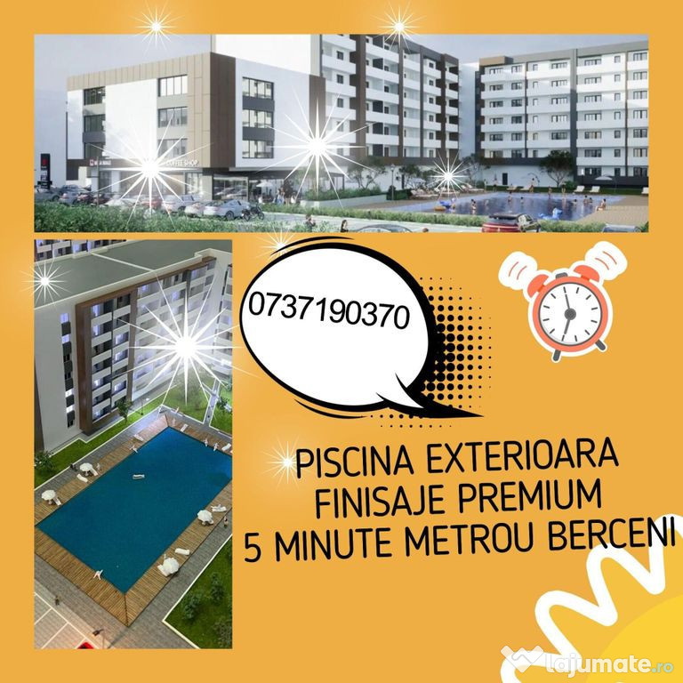 5 Min metrou Berceni-Piscina Exterioara-Finisaje Premium