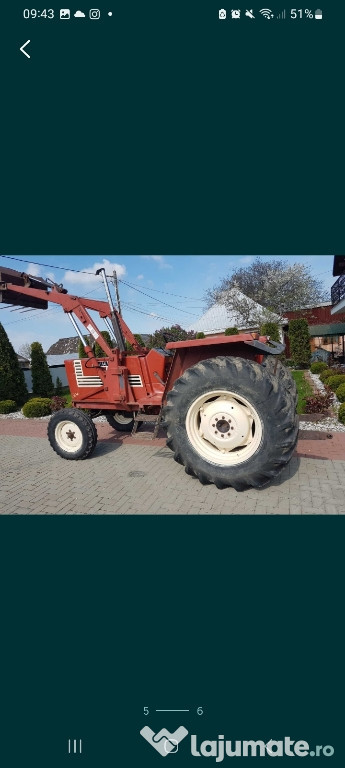 Tractor Fiat 780 cu încărcător