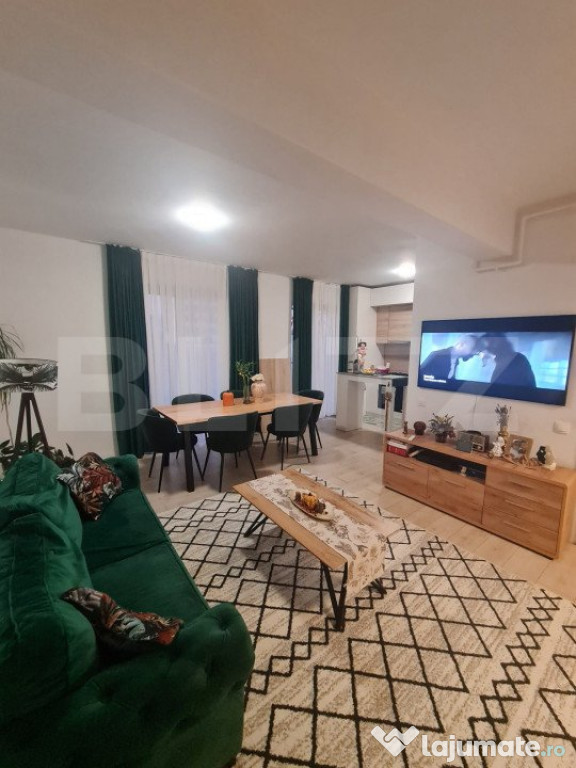 Apartament cu 4 camere si gradina, incalzire in pardoseala,