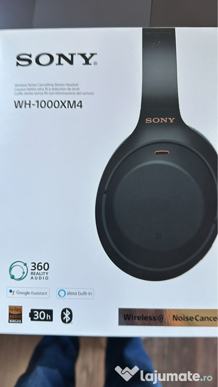 Casti SONY WH-1000XM4B in garantie