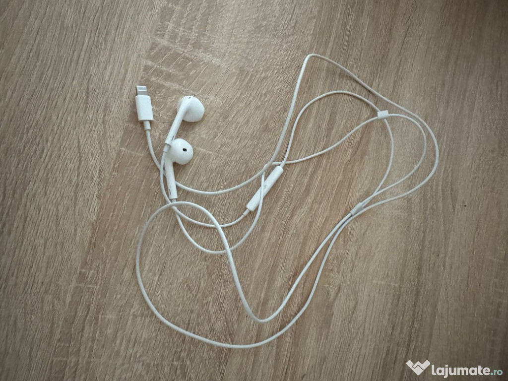 Casti earbuds lighting Apple Originale