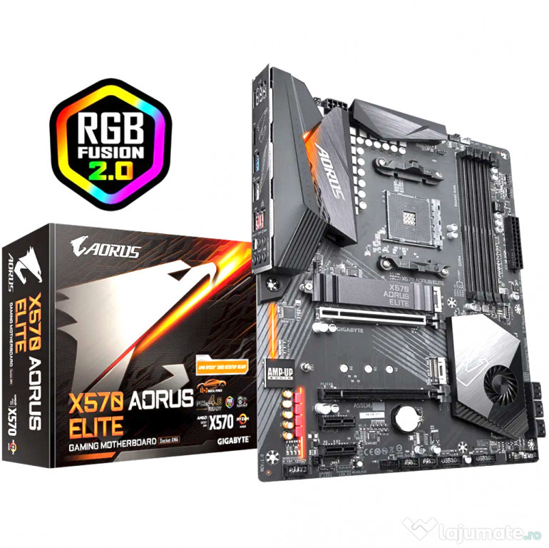 Gigabyte Aorus Elite + procesor Ryzen i9 x9500