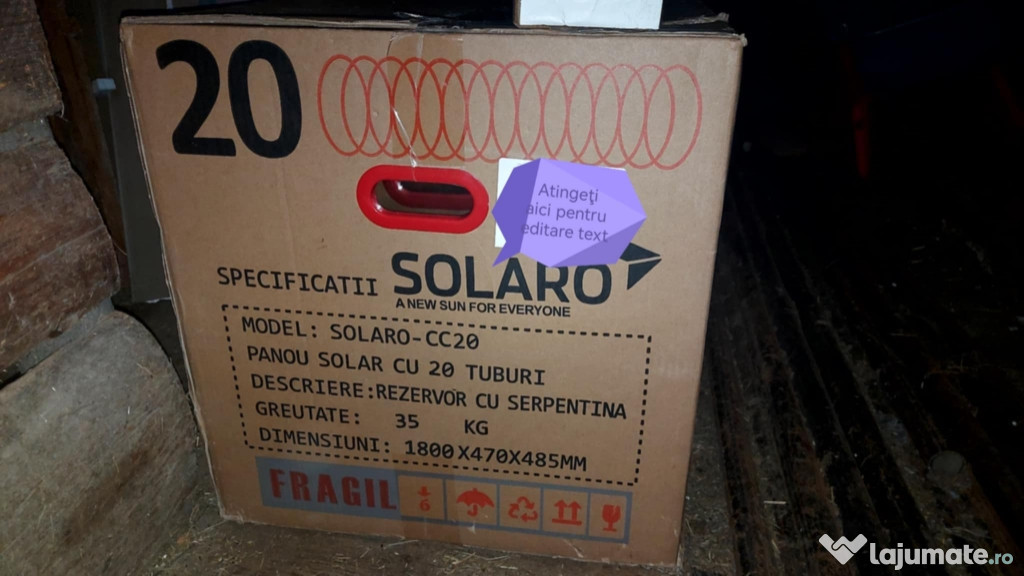 Panou solar presurizat 180 L