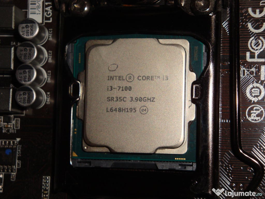 Procesor intel core i3 7100 3,9 Ghz socket 1151 KabyLake + cooler oem