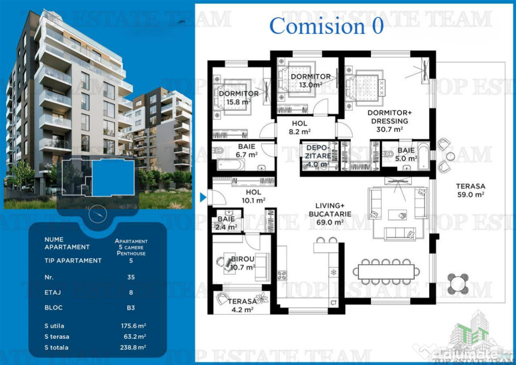 Bucurestii Noi/Straulesti | Bloc nou construit la standarde