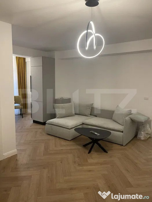 Prima închiriere! Apartament 2 camere, modern, în ansamblu