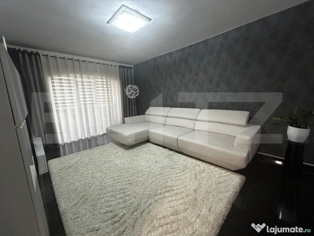 Apartament de 3 camere, decomandat, 74mp, modern, mobilat ș