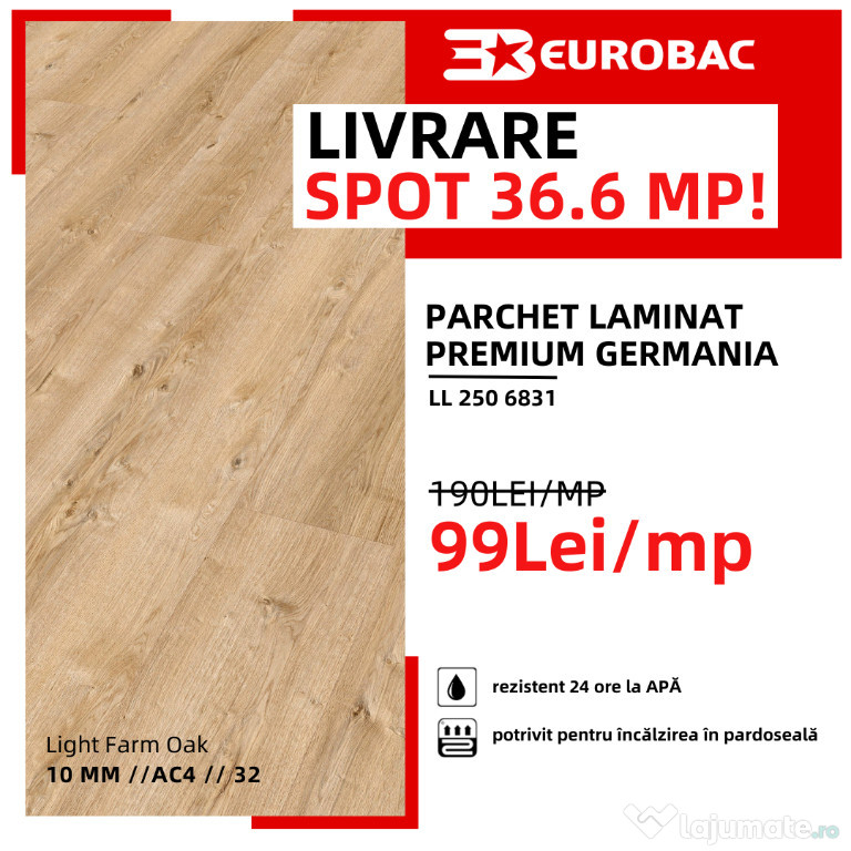 Parchet laminat GERMAN Meister 10 MM – Lichidare stoc - Livrare Spot!