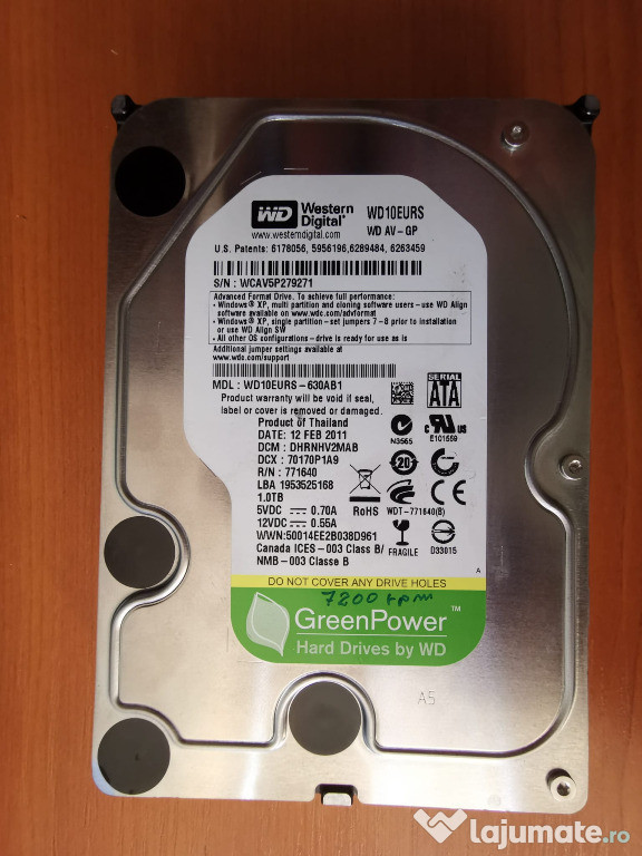 HDD 1Tb WesternDigital