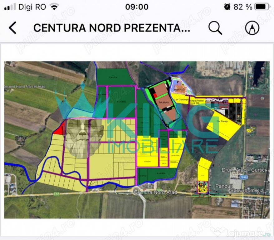 ARAD | CENTURA NORD-GAI | TEREN INTRAVILAN | CONSTRUCTII | P