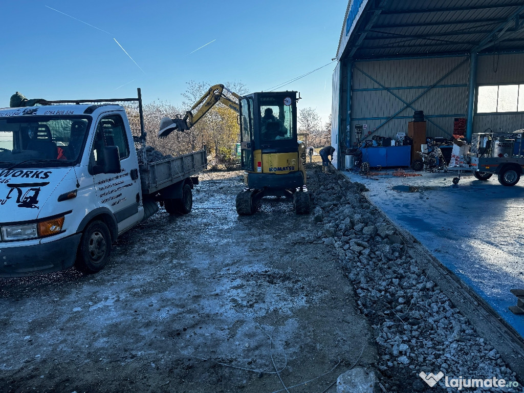 Miniexcavator de inchiriat