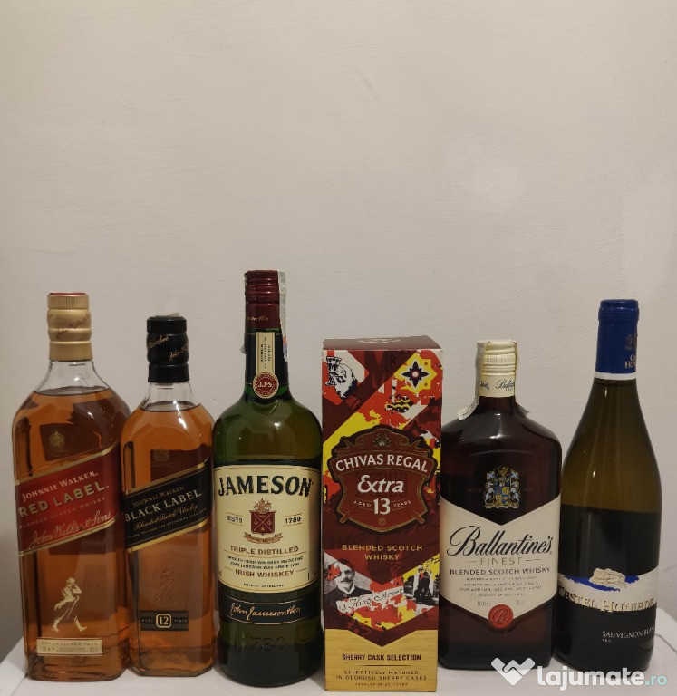 Whisky,Vodka,Gin,Jidvei,Chivas Regal - Diverse Bauturi