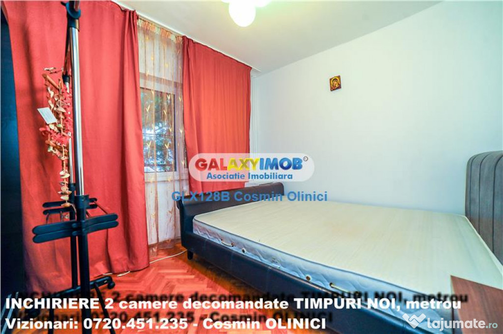 2 camere, decomandat, TIMPURI NOI (Aleea Bran)