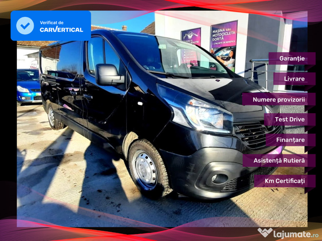 Renault Trafic Lung/Websato/Tableta cu navi/Carlig/Clima/Camera video