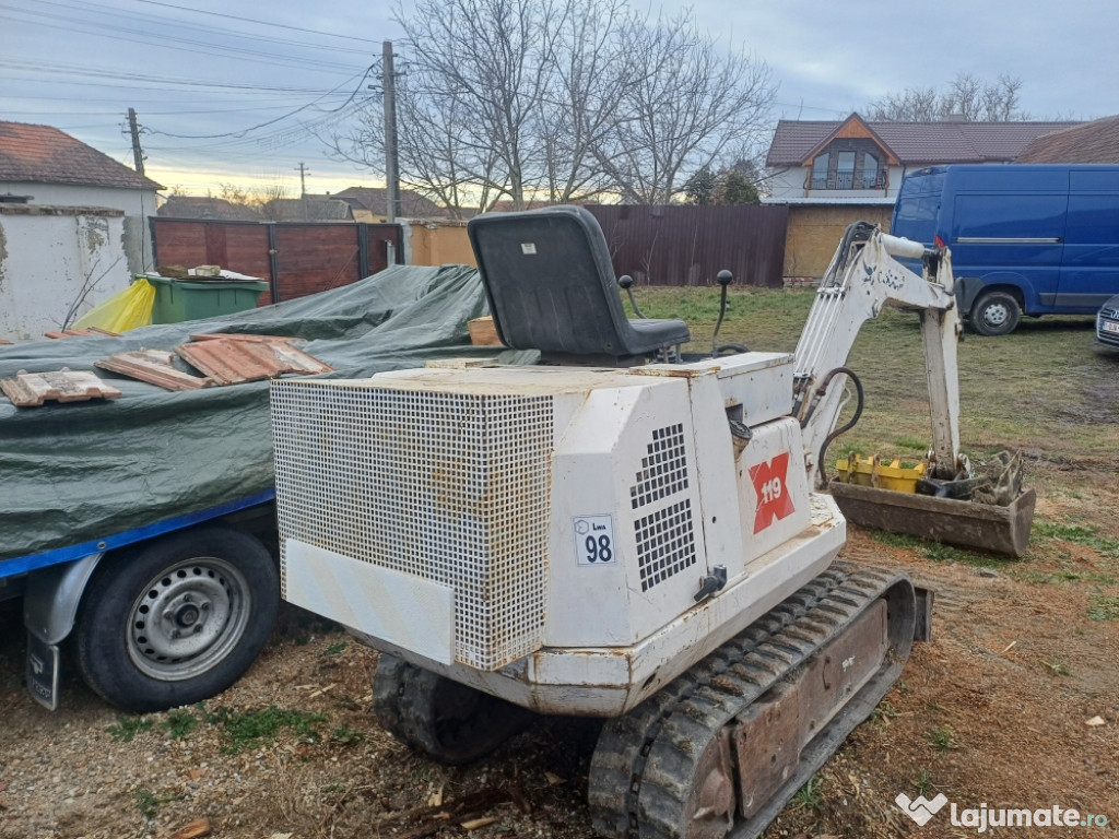 Miniexcavator bobcat