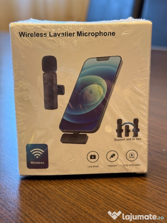 Lavaliera wireless microfon telefon