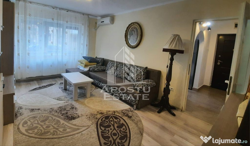 Apartament 2 camere la parter, zona centrala.