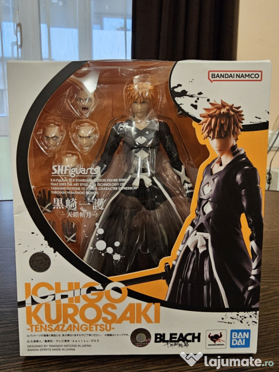 Figurină Bandai Namco S. H. Figuarts ICHIGO KUROSAKI -TENSAZANGETSU-