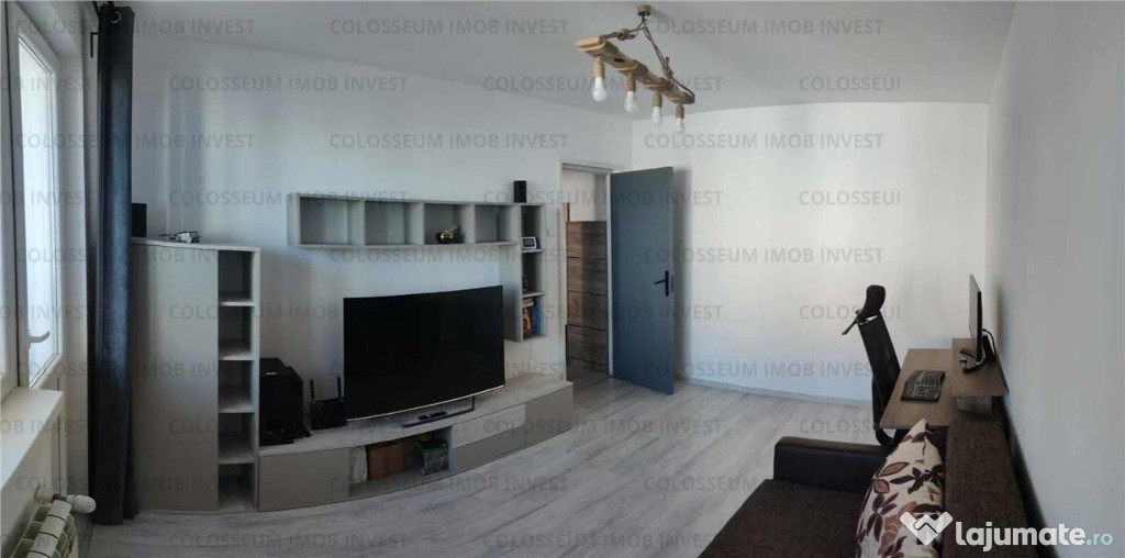 COLOSSEUM: Apartament 2 camere mobiat renovat Central Sacele