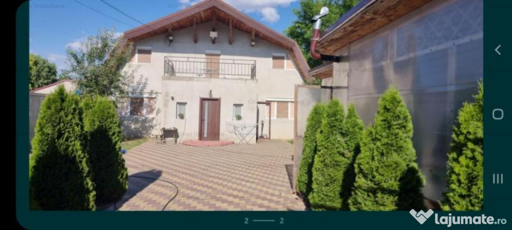 Vila P M 4 camere 170mp construit Cazasu 400mp teren