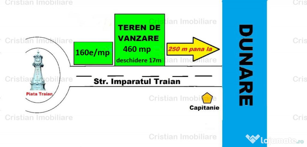 , Teren Pozitie Excelenta! ! S.totala 460 mp