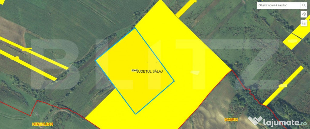 Teren agricol in suprafata de 87000 mp, UAT Salatig