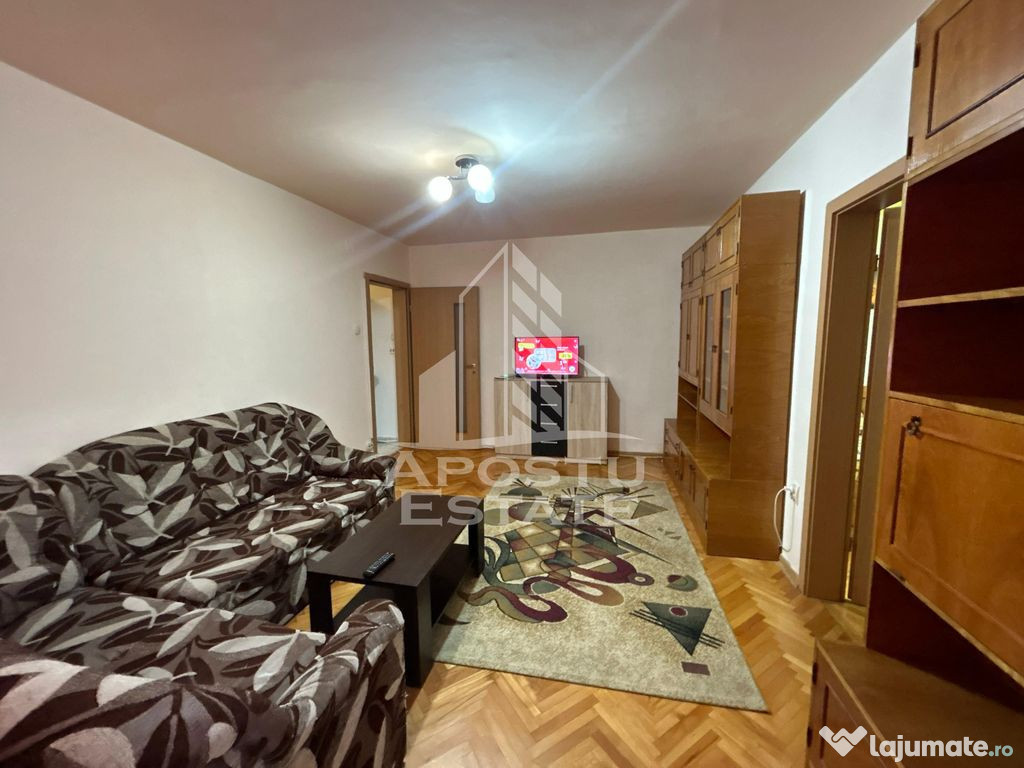 Apartament 2 camere, centrala proprie, zona Dacia