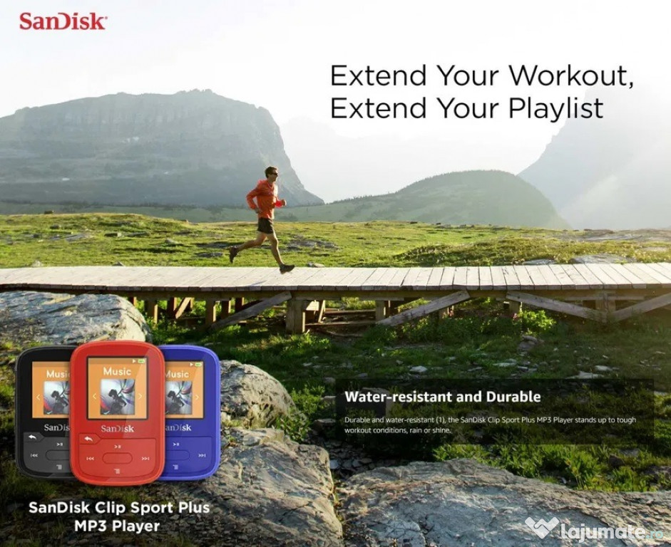 Vand/schimb Sandisk Clip Sport Plus 32gb / BT & 3.5 / FLAC / sigilat