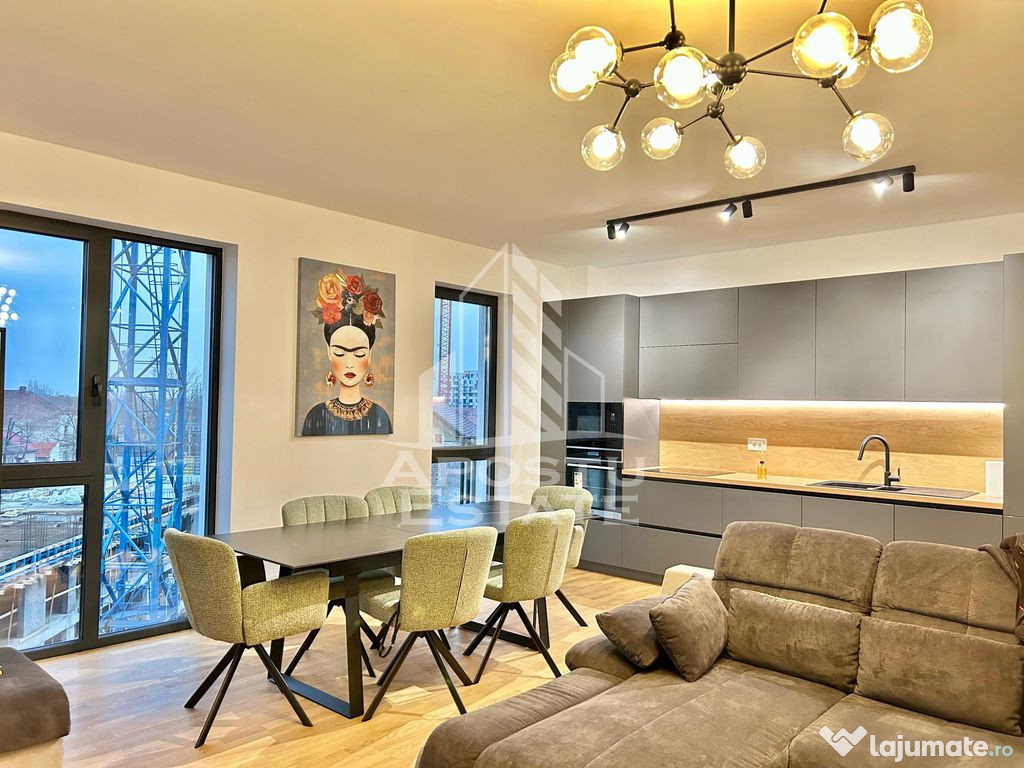 Apartament 4 camere , mobilat lux, loc parcare SUBTERAN, ...