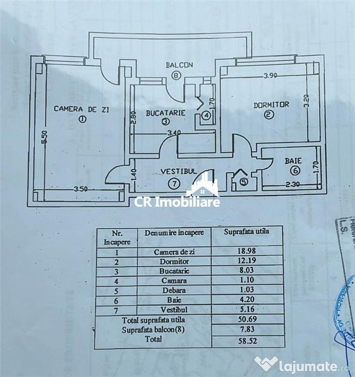 Apartament 2 camere Lizeanu