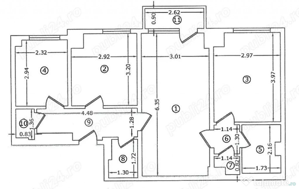Apartament 3 camere Alexandru Obregia / Piata Cultural