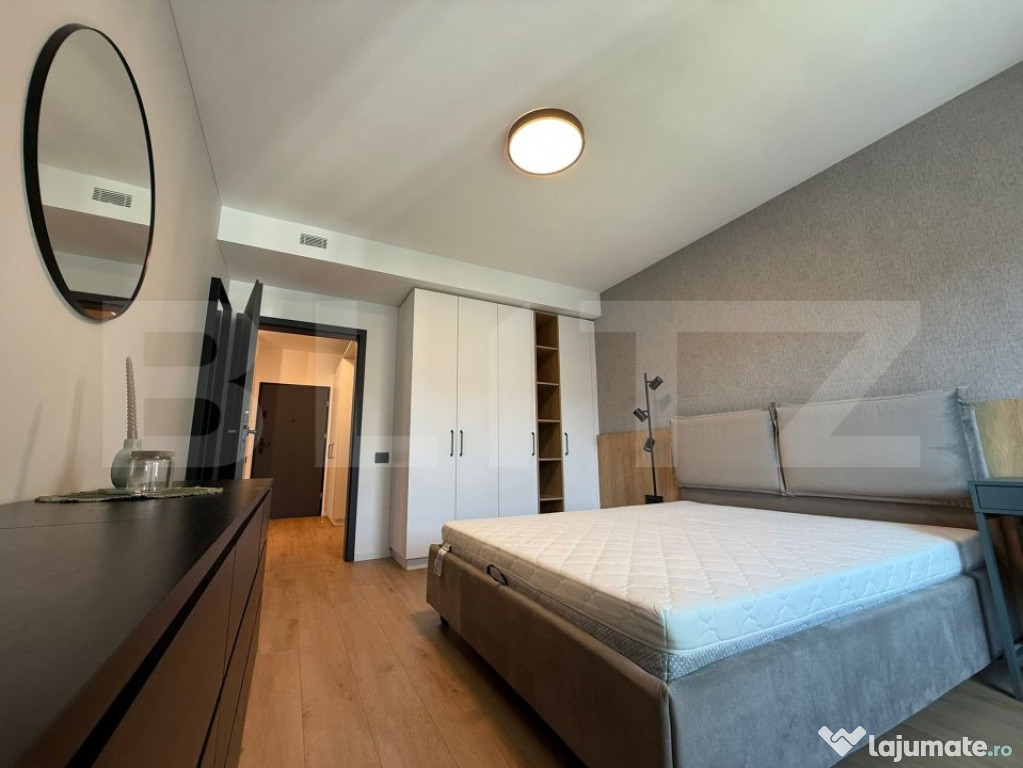 Apartament modern, complet mobilat, parcare subterană, zoan
