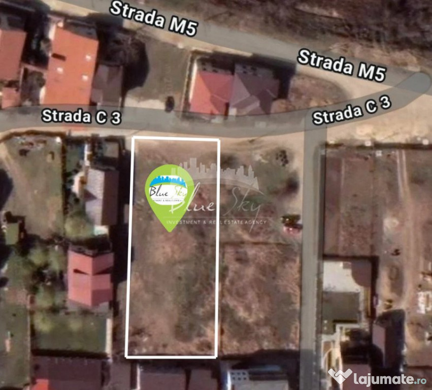 Teren 881 mp în Mamaia Sat, Str. C3