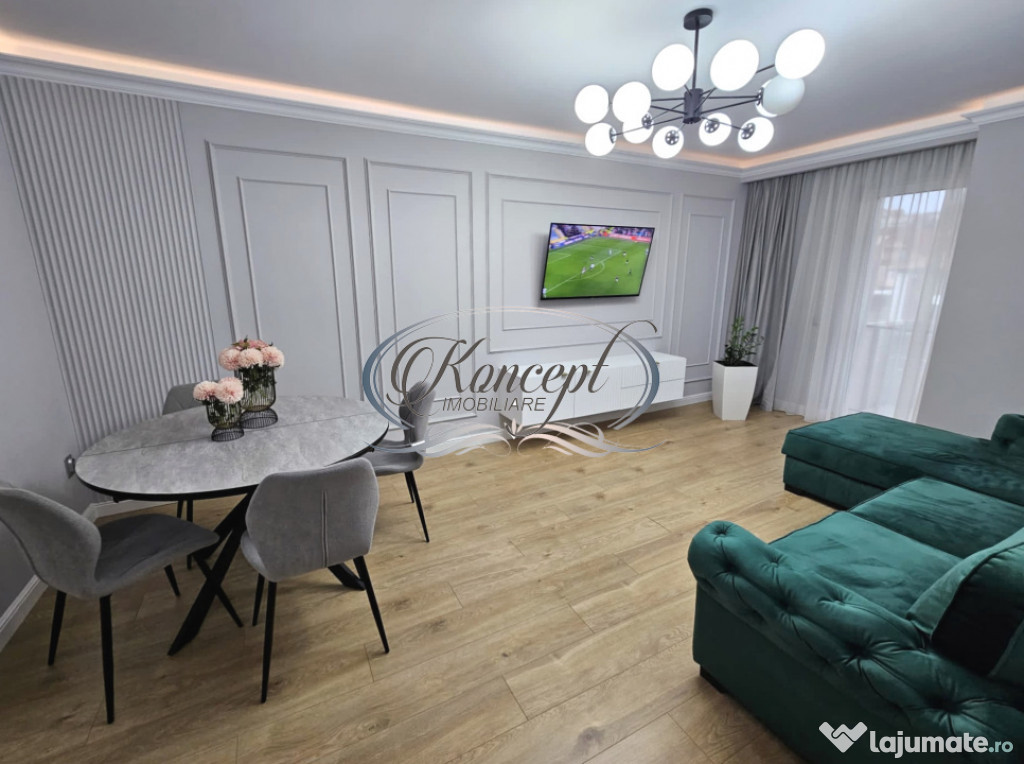 Apartament ultrafinisat in imobil nou