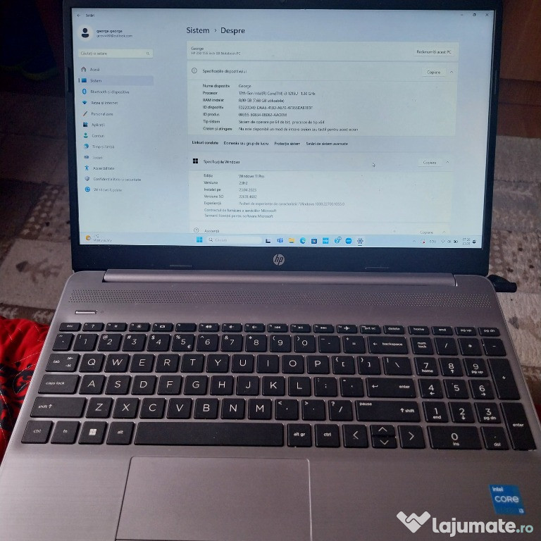 Laptop Hp250 15.6 inchi i3