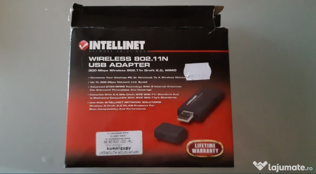 Adaptor WIFI USB Intellinet