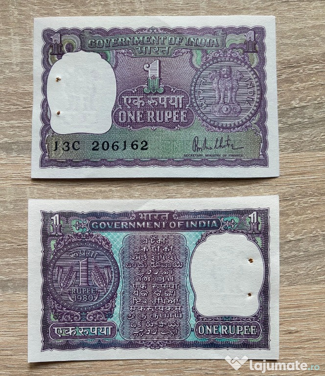 Bancnote India colectie