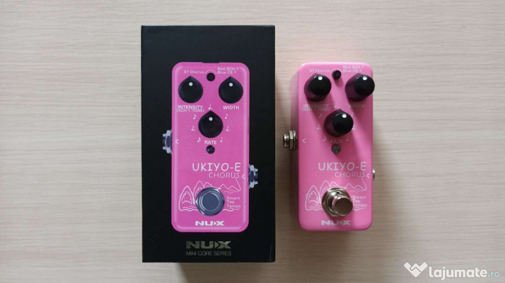 Nux Ukiyo-E Chorus stereo + Flow Tune v2 Tuner pedale efecte chitară