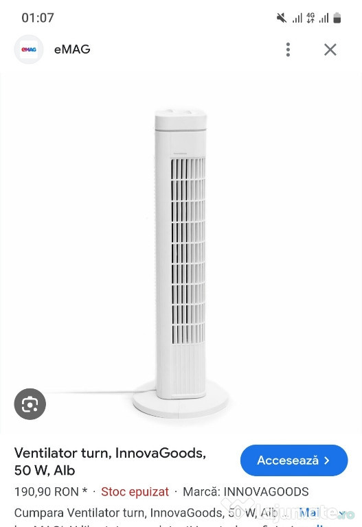 Ventilator Podea Noiu